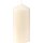 Stumpenkerze, champagner, 55 h Brenndauer, 120x78mm