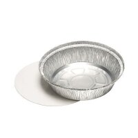 Aluschale 860 ml, Rund, ohne Deckel, 18,5 x 4,0 - 600...