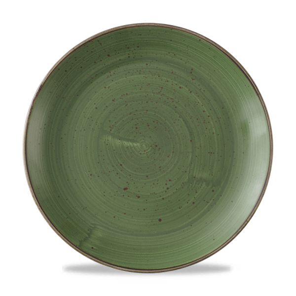 Churchill Stonecast Teller Coupe 28,8 cm, Sorrel Green
