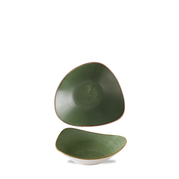 Churchill Stonecast Schüssel Triangle 15,3 cm, Sorrel Green