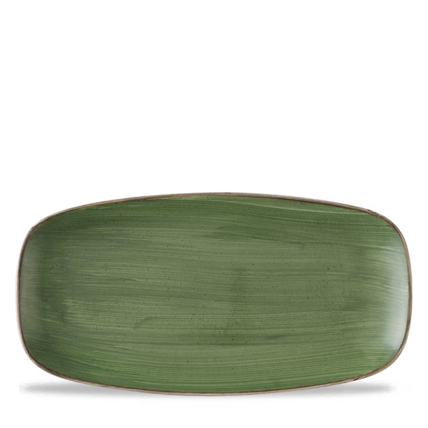 Churchill Stonecast Platte rechteckig 29,8 x 15,3 cm, Sorrel Green