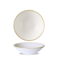 Churchill Stonecast Tiefe Coupe Schale 19,6 cm, Barley White