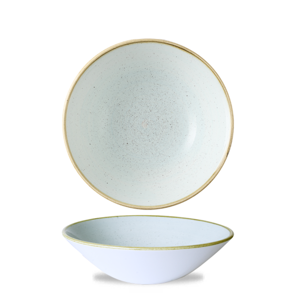 Churchill Stonecast Tiefe Coupe Schale 22,2 cm, Duck Egg