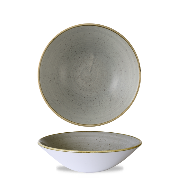 Churchill Stonecast Tiefe Coupe Schale 22,2 cm, Grey