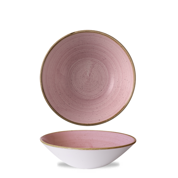 Churchill Stonecast Tiefe Coupe Schale 19,6 cm, Petal Pink