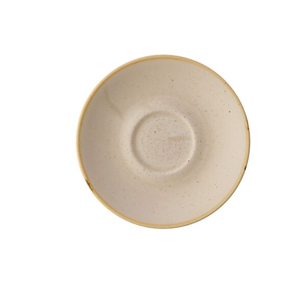 Churchill Stonecast Cappuccino Untertasse 15,6 cm, Nutmeg Cream
