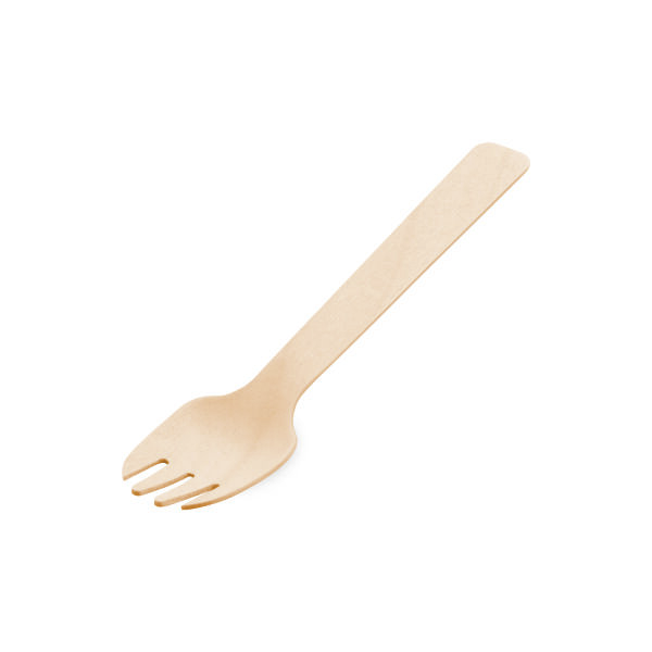 Kuchengabel 10,5 cm, FSC Holz