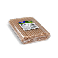 Trinkhalm (Bio-Komposit) natur braun `JUMBO` Ø8mm...