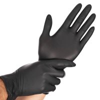 Handschuh "XL", Nitril, schwarz, ungepudert