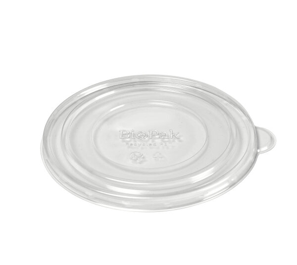 PP Deckel zu Papier Salat Bowl, 1.300 ml, Ø18,5 cm, 300 Stück