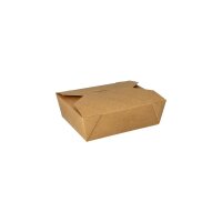 Food-Box, kraft, 1.500 ml, 215 x 160 x 48 mm, 200 Stück