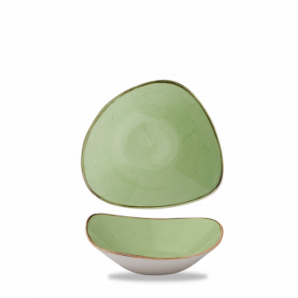 Churchill Stonecast Schüssel Triangle 18,5 cm, Sage Green