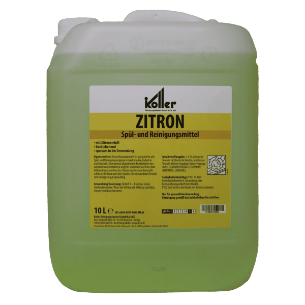 Zitronenspülmittel, 10 Liter