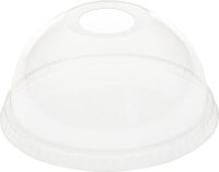 Kuppeldeckel mit Loch zu Crystal Becher rPET,...