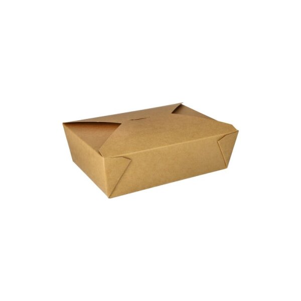 Food-Box, kraft, 2.800 ml, 24 x 24 x 7 cm, 200 Stück
