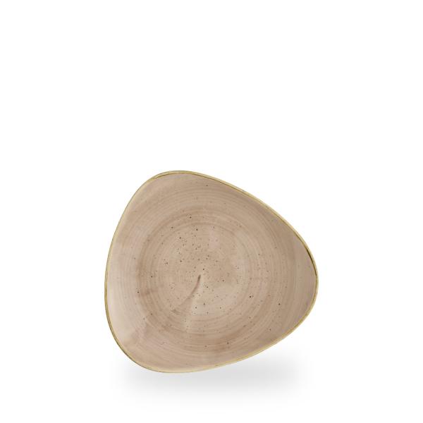 Churchill Stonecast Teller Triangle 19,2 cm, Truffle