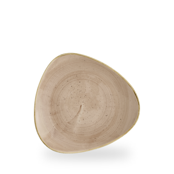 Churchill Stonecast Teller Triangle 22,9 cm, Truffle