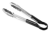Servierzange 250 mm mit Griff schwarz PVC