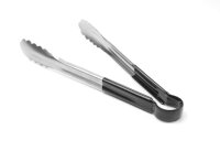 Servierzange 300 mm mit Griff schwarz PVC