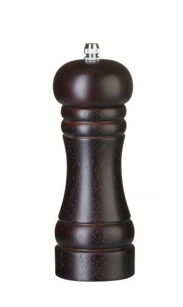 Salzmühle dunkles Holz Keramikmahlwerk 57x165 mm