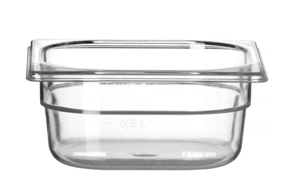Gastronorm Behälter 1/6 65 mm PC transparent