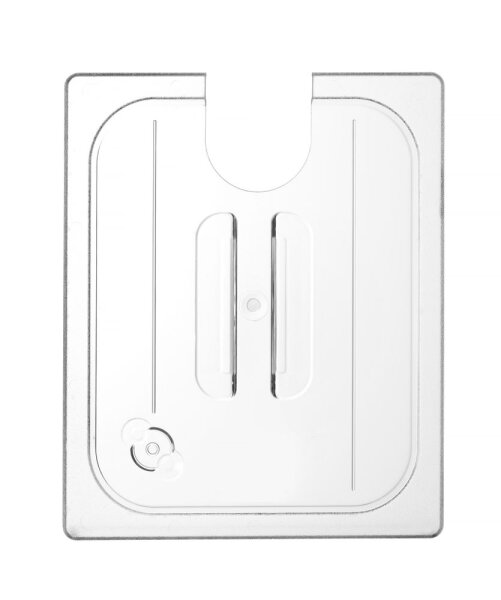 Gastronorm-Deckel 1/2 mit 222645 Aussparung PC