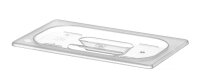 Gastronorm-Deckel 1/4 PC transparent