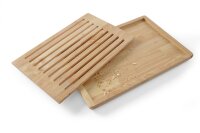 Brot-Schneidbrett mit Gitter abnehmbar 475x322x20 mm