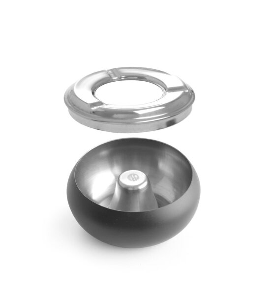 Aschenschale schwarz 105x58 mm EDS