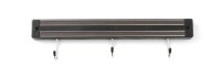 Messermagnetleiste mit Haken 3 Haken 340 mm PP