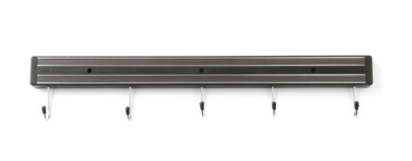 Messermagnetleiste met 5 Haken 470 mm PP