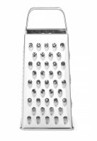 Vierkant-Küchenreibe Edelstahl 90x65x200 mm