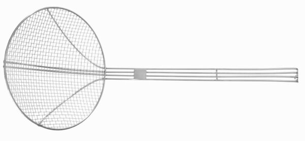 Frittierlöffel Edelstahl 220x540 mm verstärktem Griff