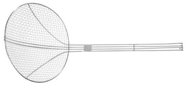 Frittierlöffel Edelstahl 240x540 mm verstärktem Griff
