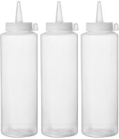Spenderflasche Transparent 20 cl PE Kappe PP 50x185 mm