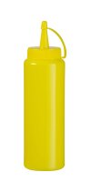 Spenderflasche Gelb 35 cl PE Kappe PP 55x205 mm