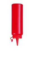 Spenderflasche Rot 20 cl PE Kappe PP 50x185 mm