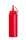 Spenderflasche Rot 20 cl PE Kappe PP 50x185 mm