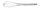 Schneebesen 375 mm 7-drahtig Edelstahl