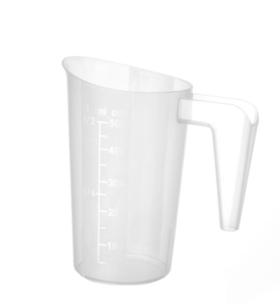 Messbecher stapelbar 0,5 l 95x136 mm PP