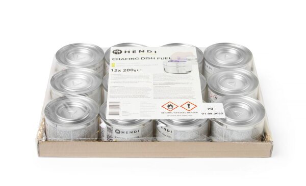 Chafing Dish Brennpaste, HENDI, 12 Stk
