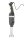 Stabmixer 350 mit variabler Geschwindigkeit und 250mm langem Stab, HENDI, Schwarz, 230V/350W, ⌀100x666mm