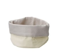 Brottaschen rund Beige Baumwolle 150x150 mm