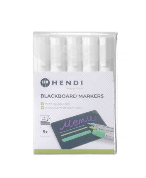 Kreidemarker weiss schriftbreite 5 mm