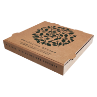 Pizzakarton "NB" 30 x 30 x 4 cm, Braun
