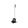 Futura Kehrgarn.M.Langem Stahl Stiel,Poly.Schwarz,Höhe1080 mm