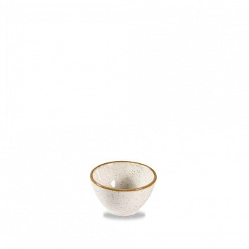 Churchill Stonecast Dip-Schale 6,9 x 4 cm, Barley White