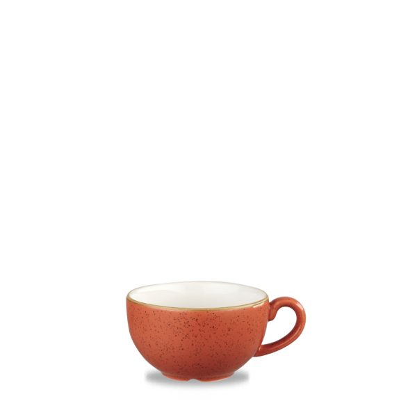 Churchill Stonecast Cappuccino Tasse 22,7 cl, Orange