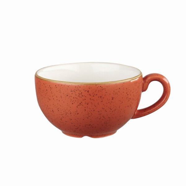 Churchill Stonecast Cappuccino Tasse 34 cl, Orange