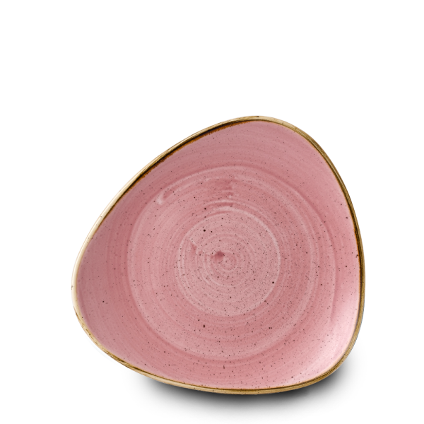 Churchill Stonecast Teller Triangle 22,9 cm, Petal Pink